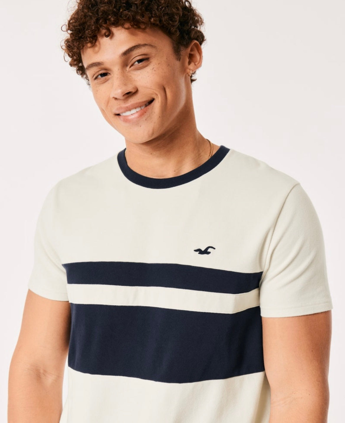 REMERA DE DOS COLORES HOLLISTER CO