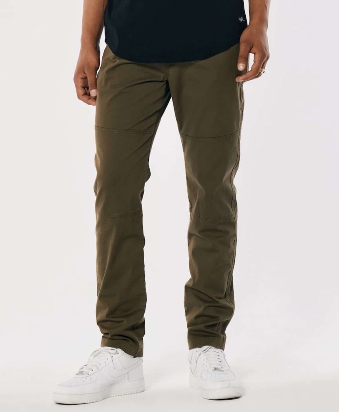 PANTALÓN DE SARGA CORTE RECTO HOLLISTER CO