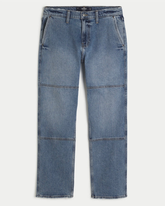 PANTALÓN DE JEANS CORTE RECTO HOLLISTER CO