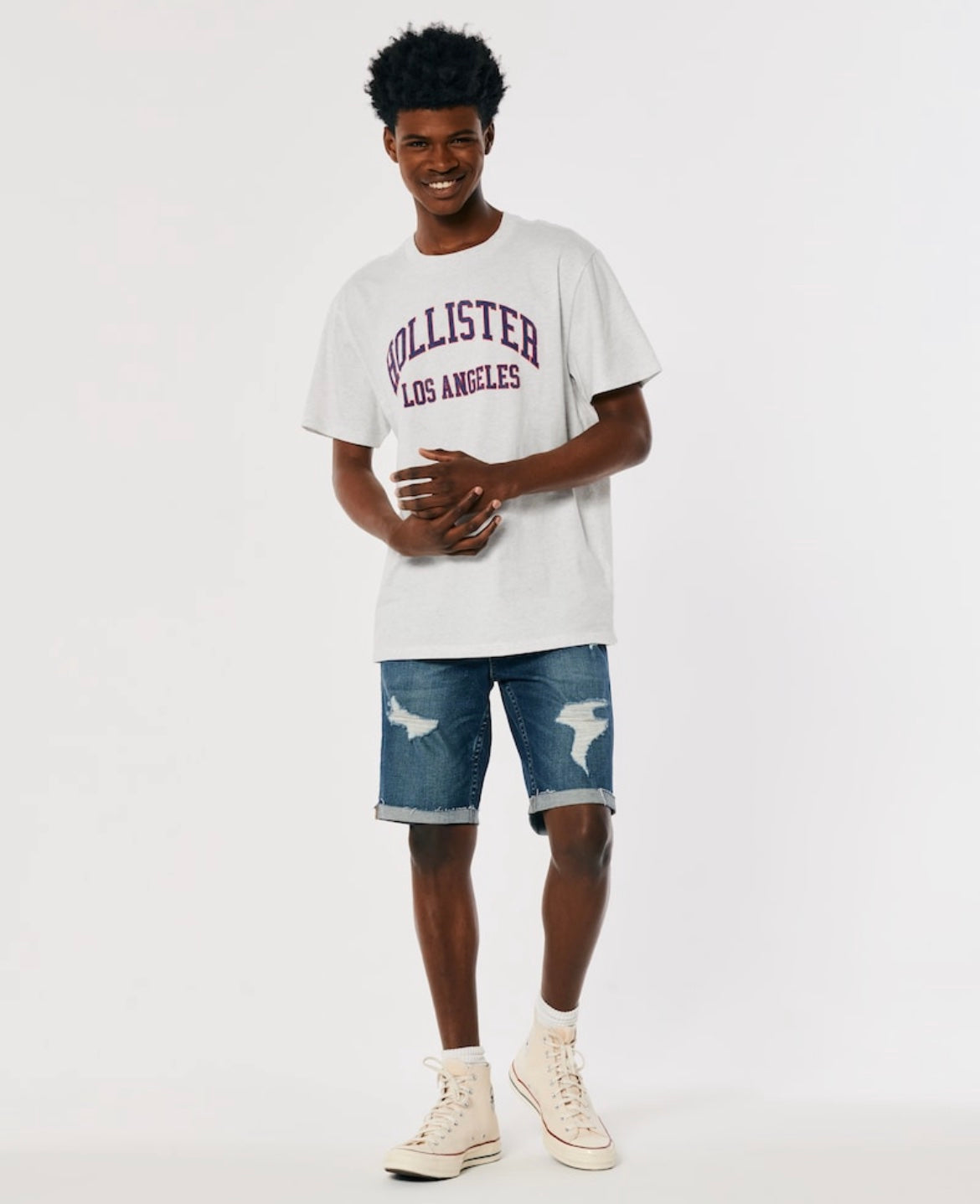 REMERA LOS ÁNGELES ESTAMPADA HOLLISTER CO